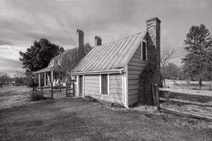 Service building with house in background
